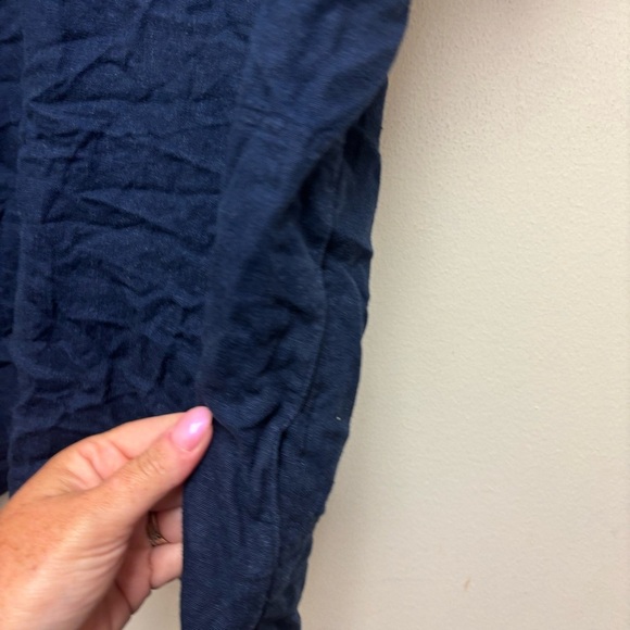 Susan Graver Soleil Linen Printed Coverup - Picture 10 of 11